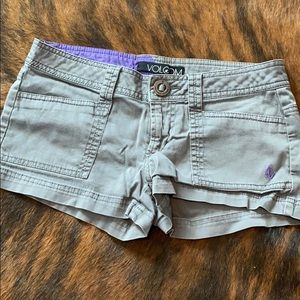 Gray Volcom shorts